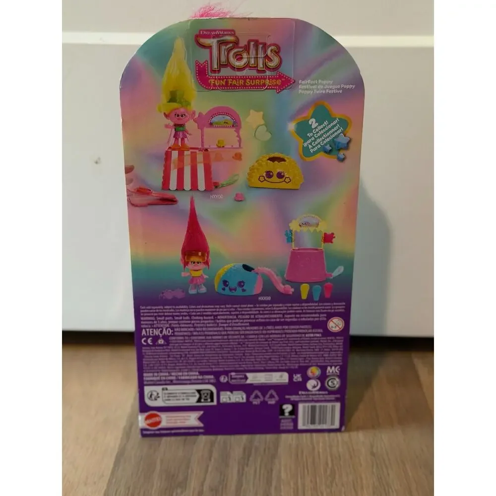 DreamWorks Trolls Fun Fair Surprise FairFest Poppy Playset With Accessories By M